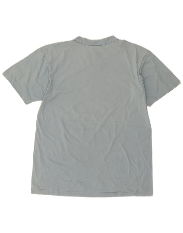 Diadora Mens Graphic T-Shirt Top Large Blue Cotton