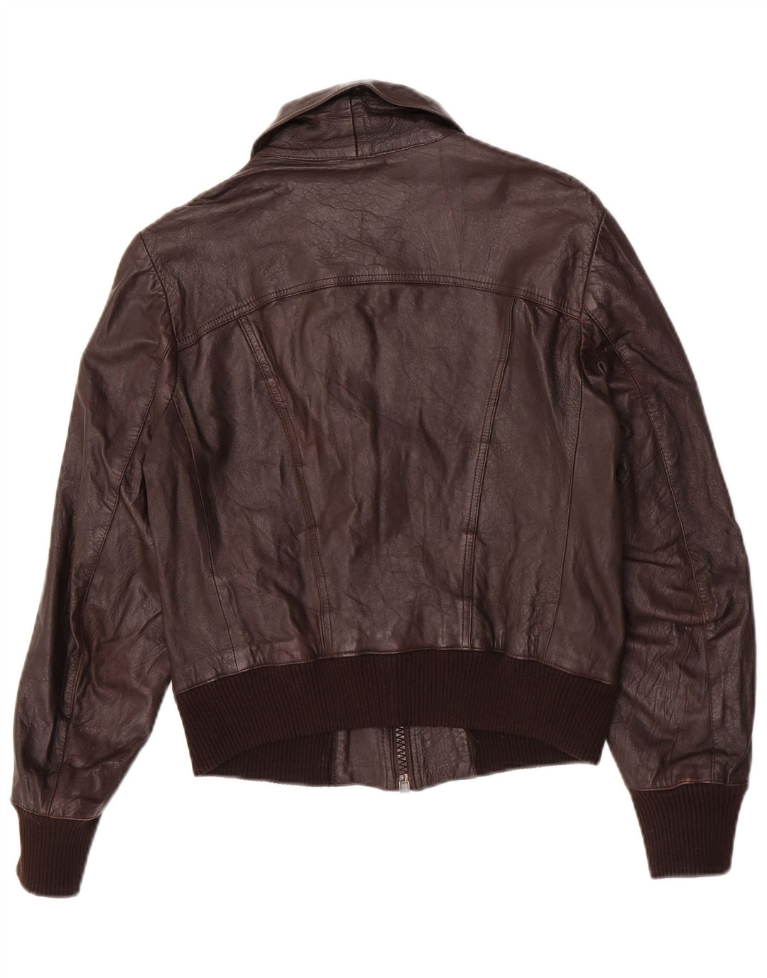 Vintage Ανδρικό Bomber Δερμάτινο Μπουφάν IT 48 Δερμάτινο Μεσαίο Καφέ