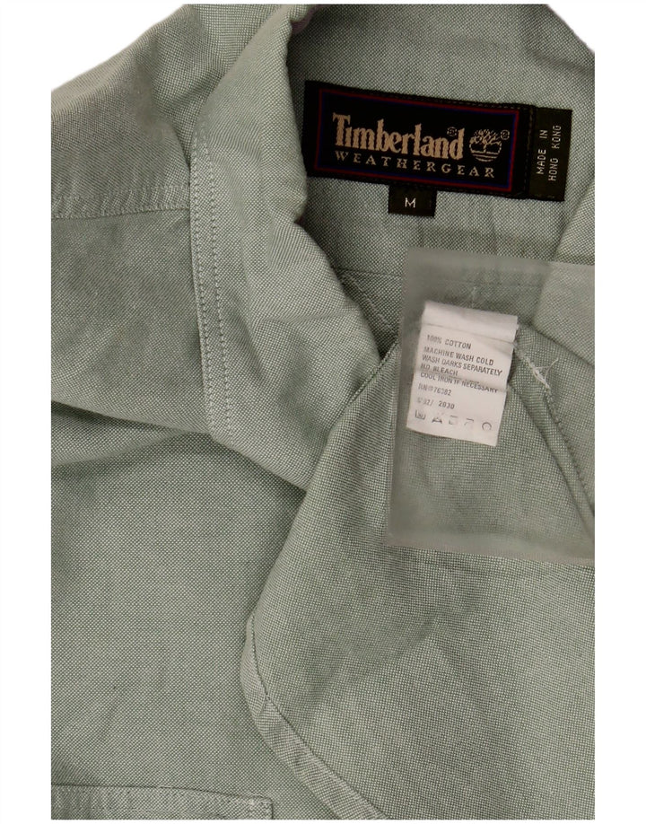 Timberland Mens Shirt Medium Green Cotton