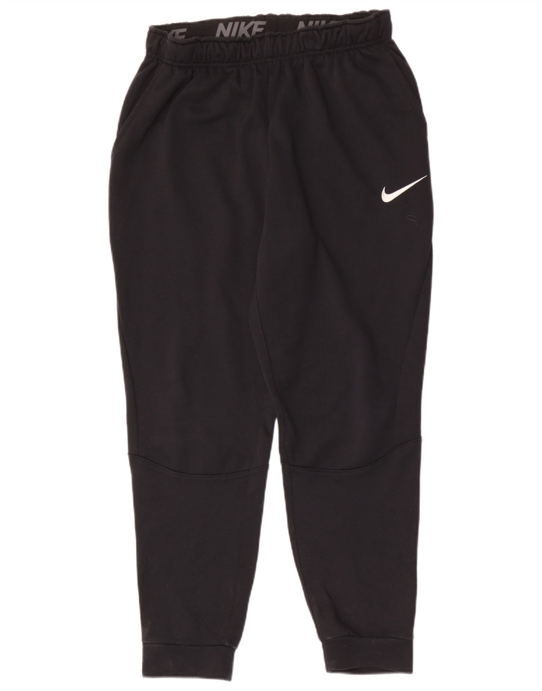 Nike Mens Dri Fit Tracksuit Trousers Joggers Large  Black Polyester