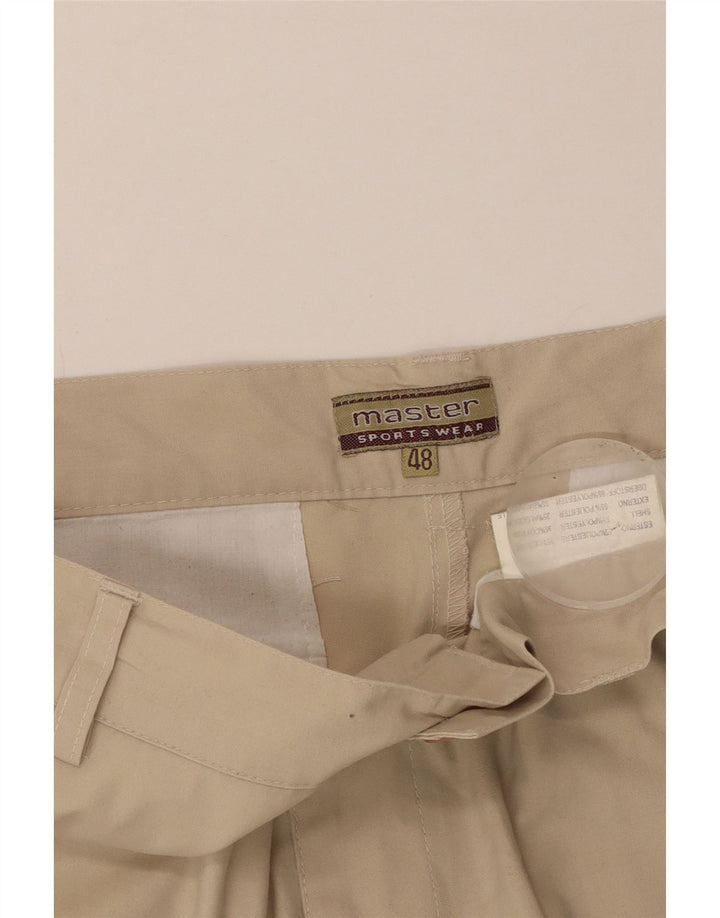 Master Short Cargo Homme IT 48 Moyen W32 L10 Beige Polyester