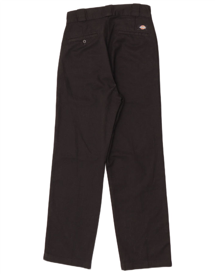 Dickies Womens Straight Chino Trousers W26 L29 Black