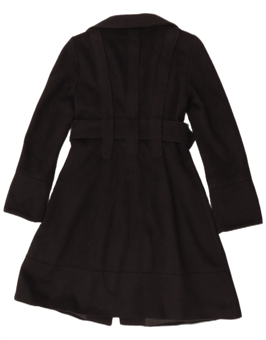 Zara Womens Overcoat UK 6 XS Black