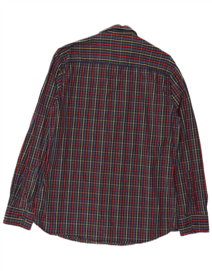 Engbers Mens Regular Fit Shirt Size 41/42 Large Multicoloured Check Cotton