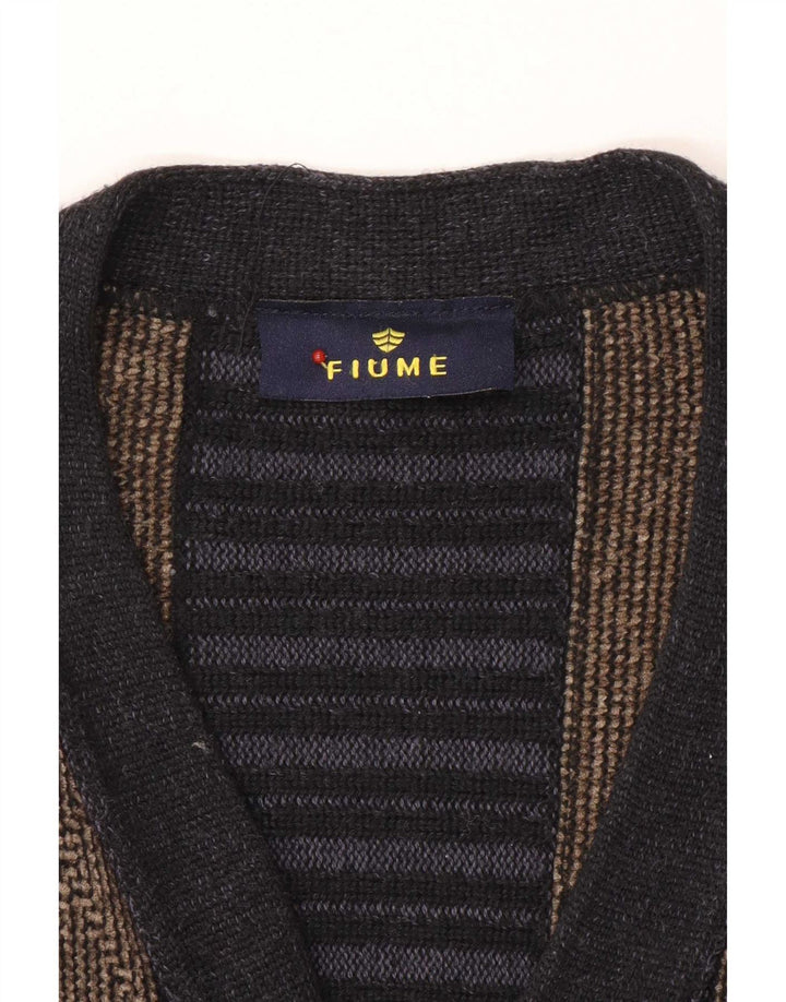 Pulover Cardigan Fiume pentru bărbați IT 50 Medium Bleumarin Argyle/Diamond Acrylic