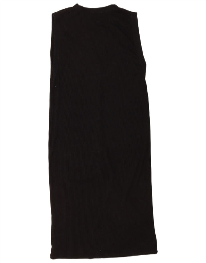 Abito a trapezio senza maniche da donna Zara UK 14 medio nero