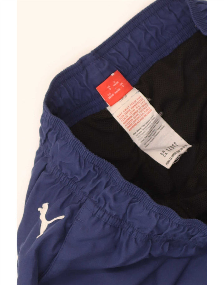 Puma Herren Graphic Sport Shorts Small Marineblau Polyester