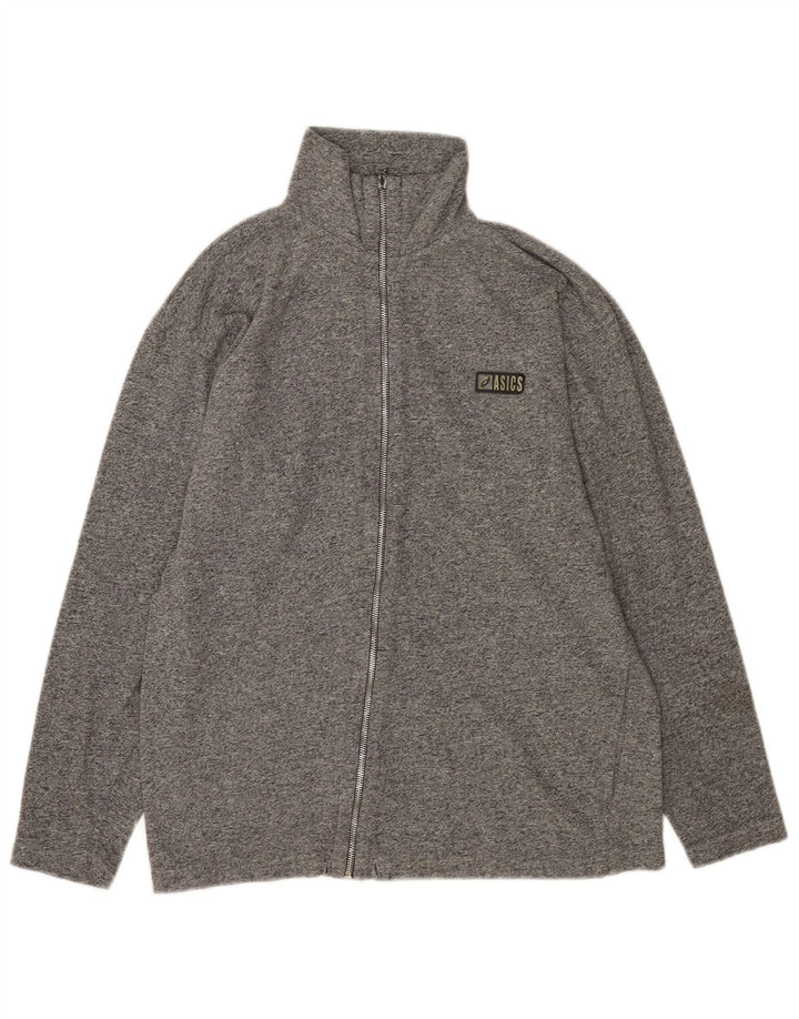 Asics Mens Cardigan Sweater Small Grey