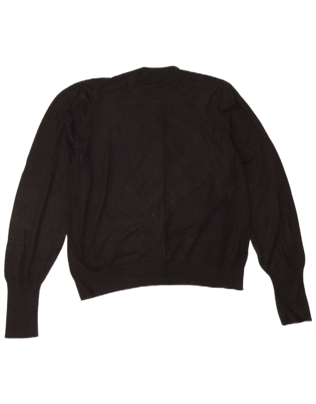 Marks & Spencer Womens Cardigan Sweater UK 16 Large Black Viscose