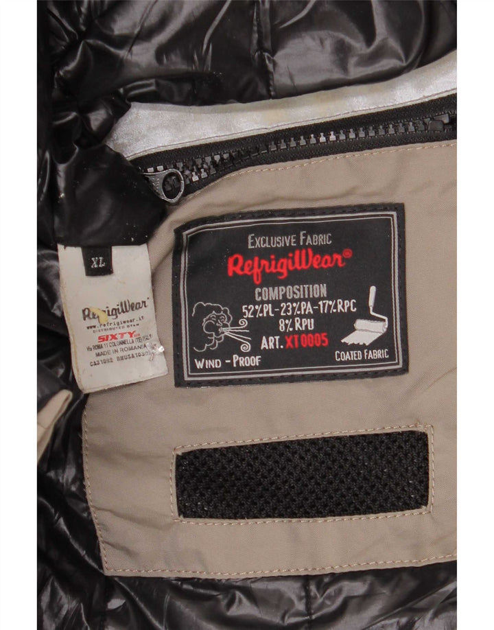 Refrigiwear Giacca a vento Sixty da uomo UK 42 XL Poliestere grigio