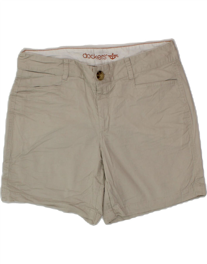 DOCKERS Womens Casual Shorts US 6 Medium W32  Beige Cotton Vintage Dockers and Second-Hand Dockers from Messina Hembry 