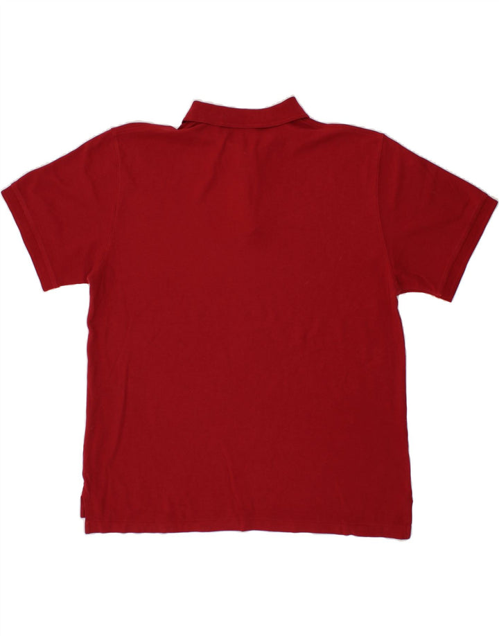 L.L.BEAN Mens Polo Shirt XL Red Cotton Vintage L.L.Bean and Second-Hand L.L.Bean from Messina Hembry 