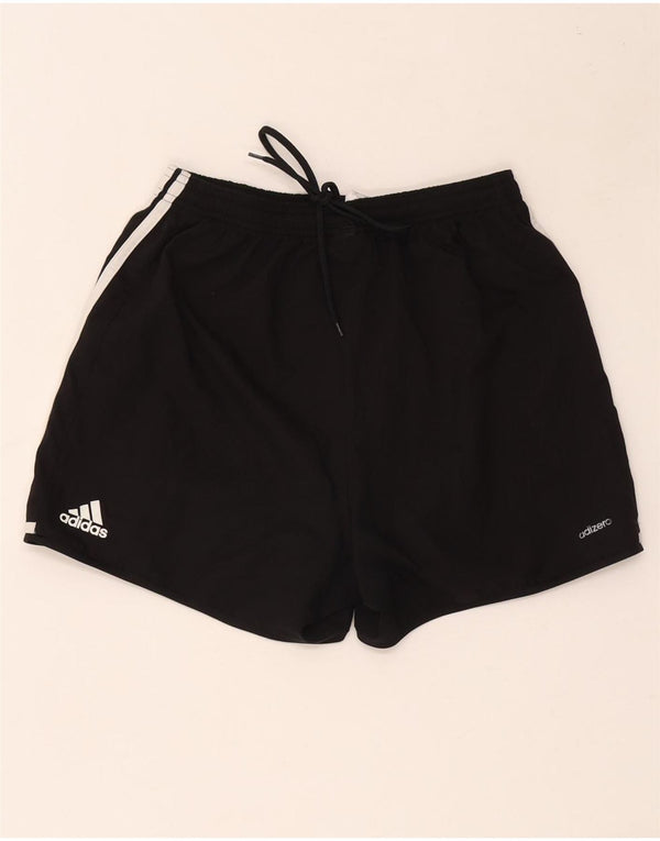 Adidas Damen Climalite Sport Shorts UK 8/10 Small Schwarz Polyester