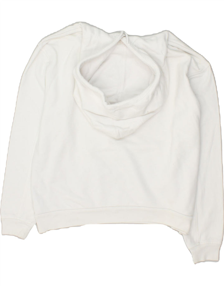 LEVI'S Womens Graphic Hoodie Jumper UK 6 XS White | Vintage Levi's | Thrift | Second-Hand Levi's | Used Clothing | Messina Hembry 