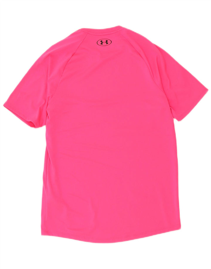 Camiseta Under Armour Hombre Top Small Rosa Poliéster
