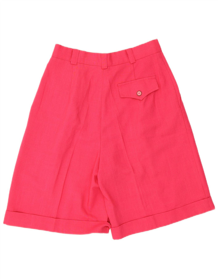 PAUL SEPARATES Womens Pegged Chino Shorts UK 12 Medium W28 Pink Polyester