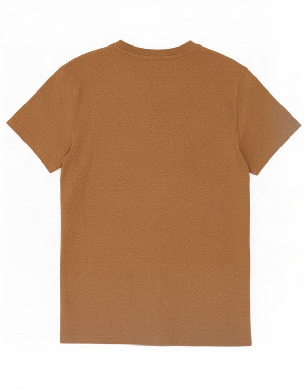 Superdry Homme T-Shirt Top Large Beige Coton