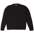Tommy Hilfiger Herre V-hals sweater XL Sort Uld