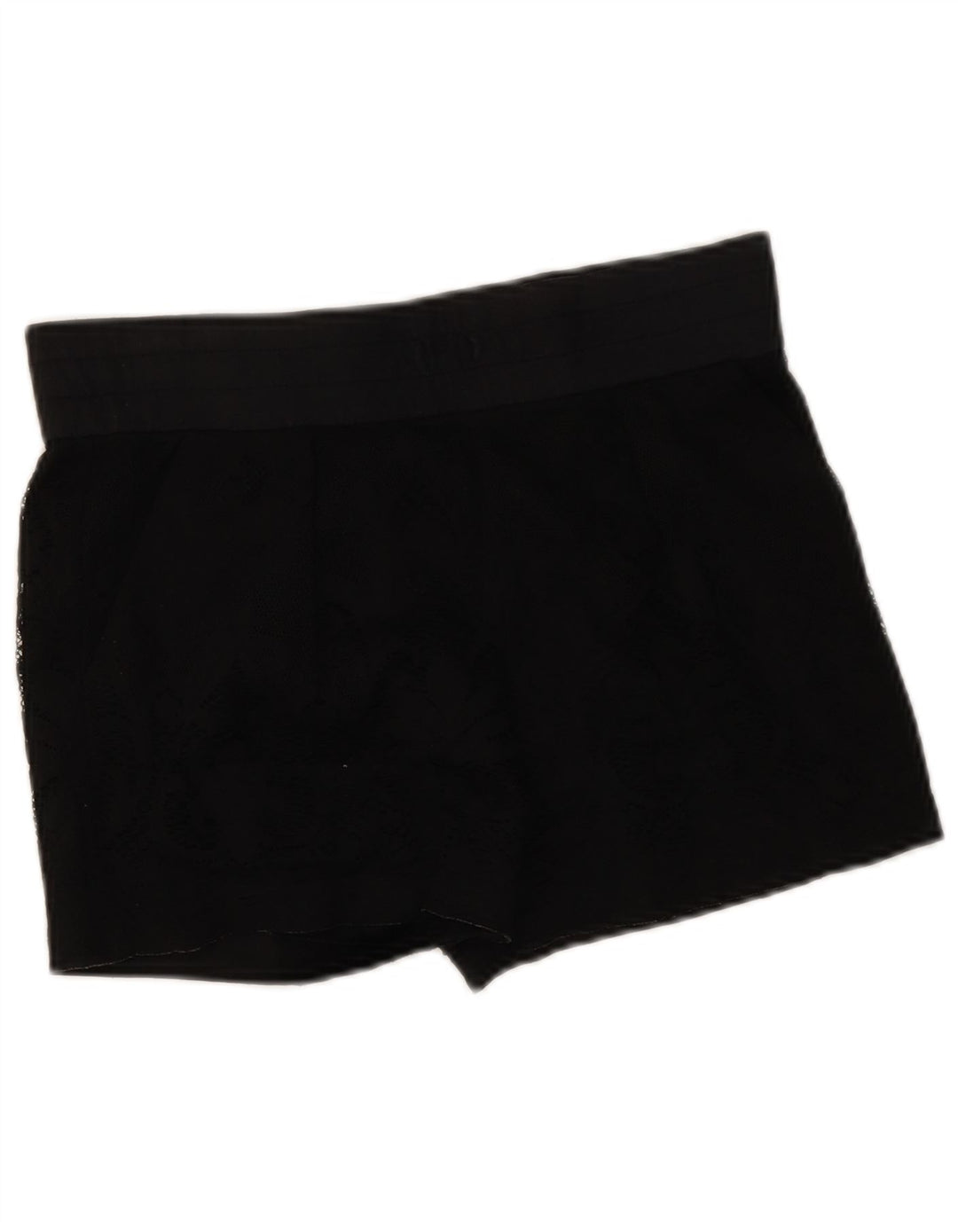 Zara Mujer Hot Pants Mediano W30 Negro
