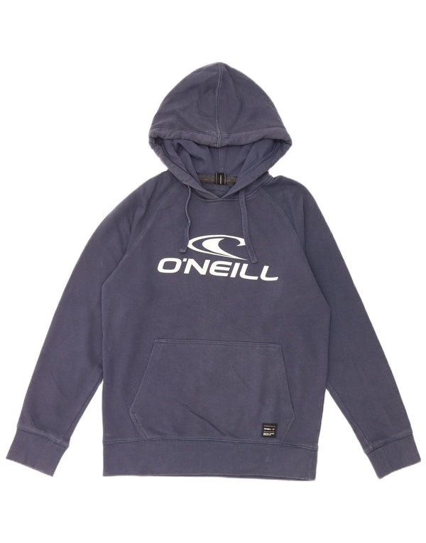 Suéter com capuz gráfico masculino O'Neill XS azul marinho algodão