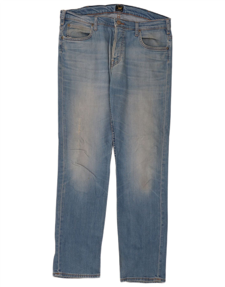 Lee Womens Straight Jeans W34 L31 Blue