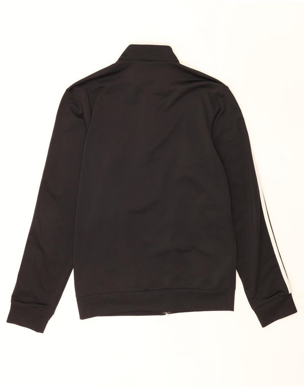 Adidas Mens Tracksuit Top Jacket Small Black Polyester