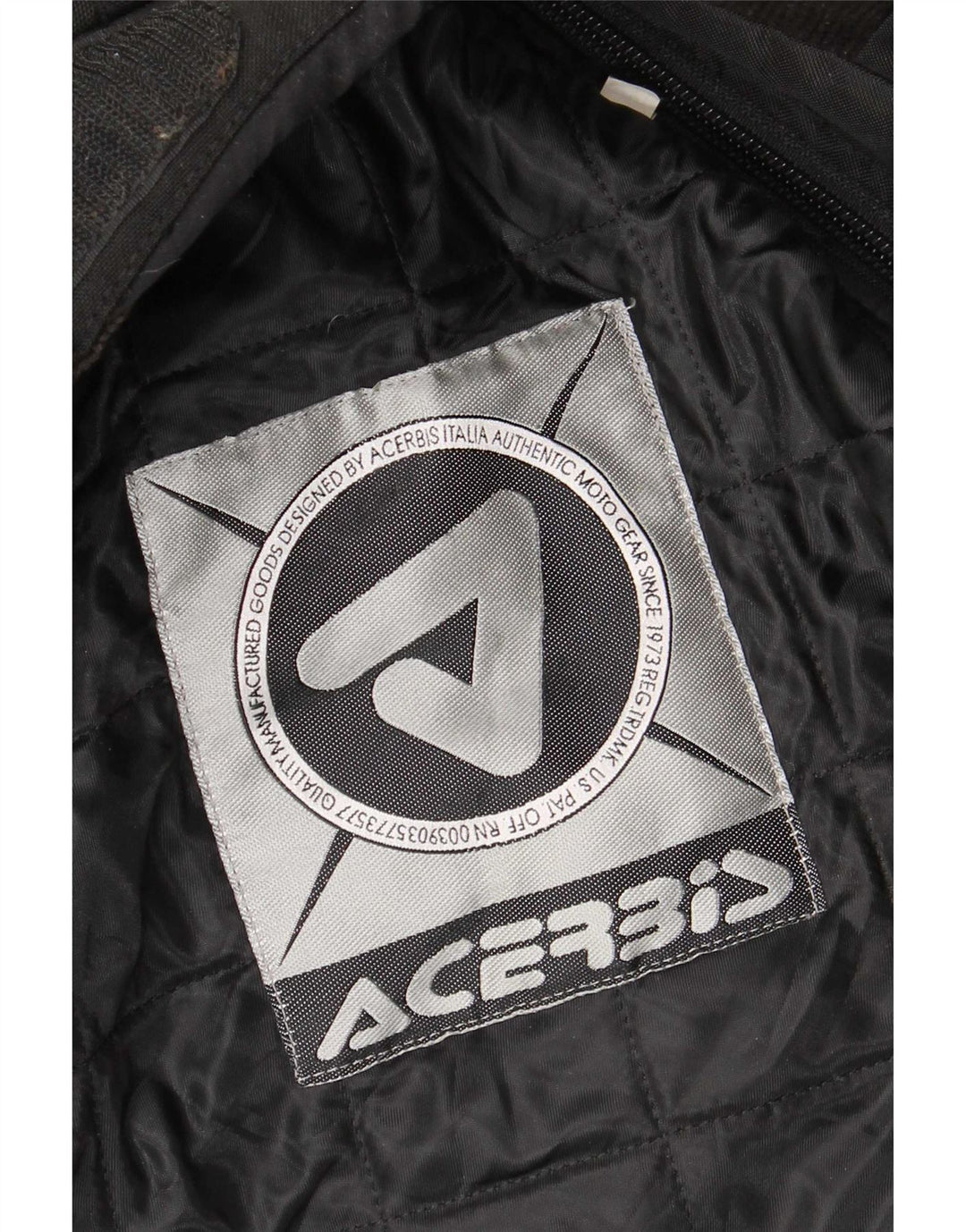 Giacca Acerbis Motorstyle Graphic Racer da uomo UK 44 2XL Poliammide nera