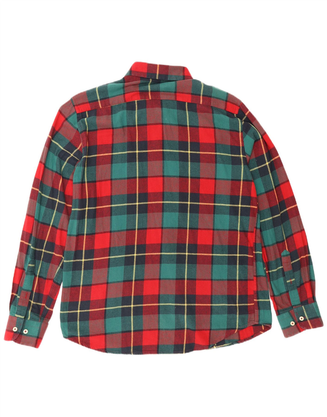 Carrera Mens Shirt Large Multicoloured Check Cotton