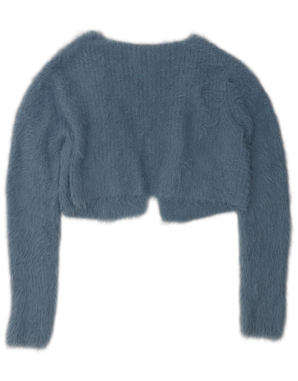 Zara Γυναικείο Bolero Jumper UK 10 Small Blue