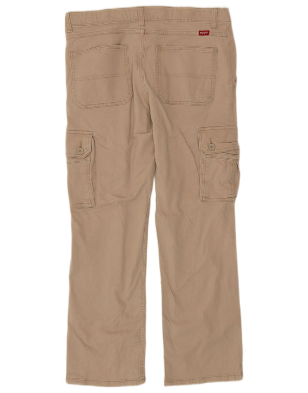 Wrangler Boys Husky Straight Cargo Bukser 15-16 år W32 L27 Beige