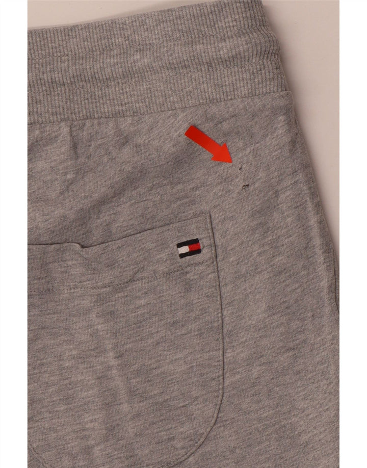 TOMMY HILFIGER Mens Sport Shorts Medium  Grey Cotton