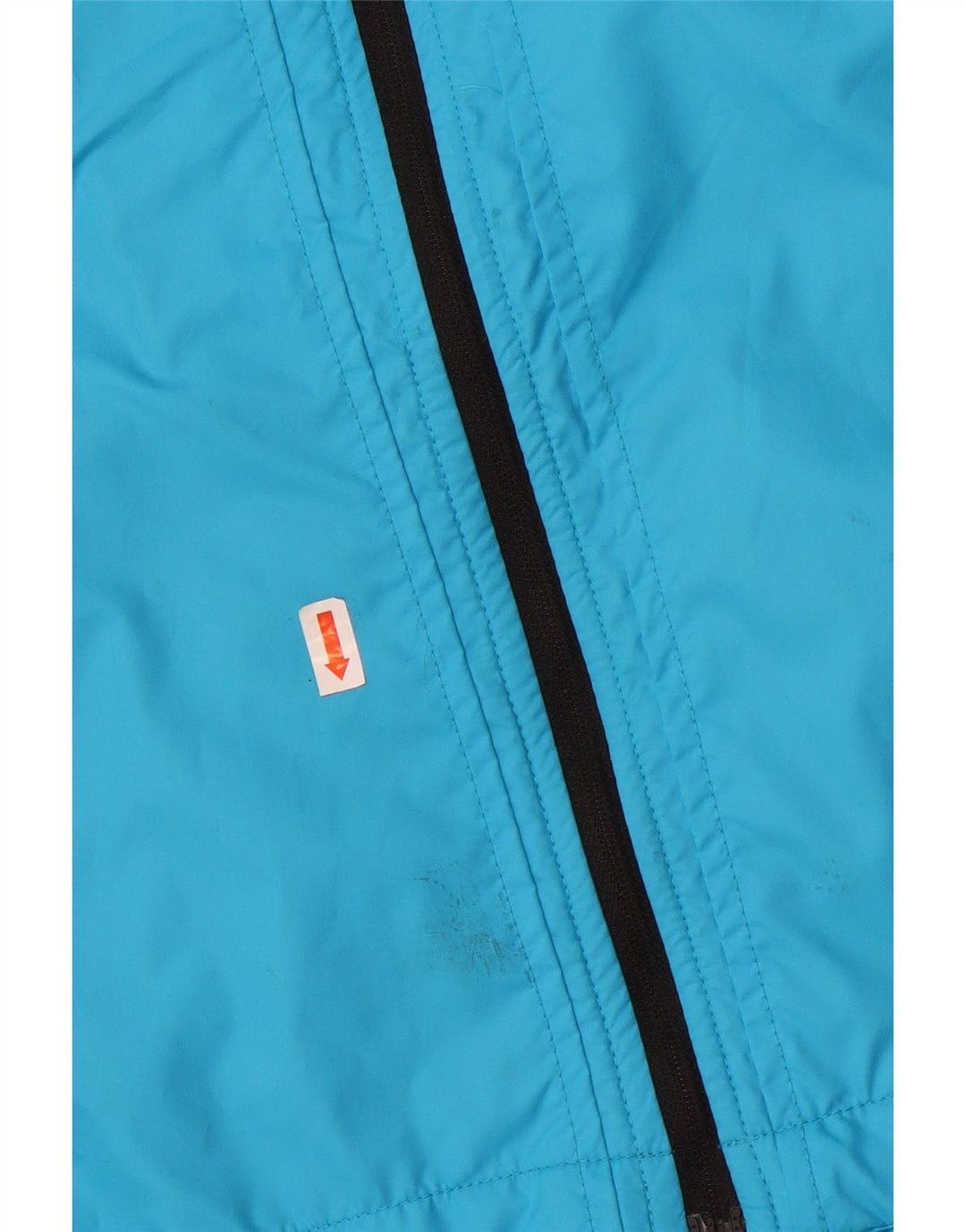 Asics Damen-Trainingsanzug-Oberjacke UK 6 XS Blaues Colourblock-Polyester