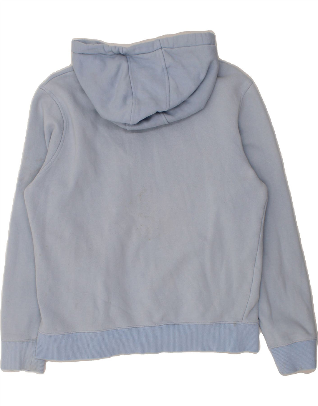 FILA Mens Graphic Hoodie Jumper Small Blue Cotton Vintage Fila and Second-Hand Fila from Messina Hembry 