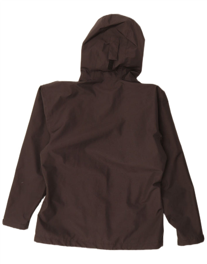 Giacca antipioggia con cappuccio da donna Helly Hansen UK 14 poliestere nero medio