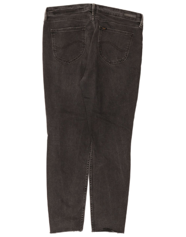 Lee női Scarlett Distressed Skinny Jeans W32 L26 szürke pamut