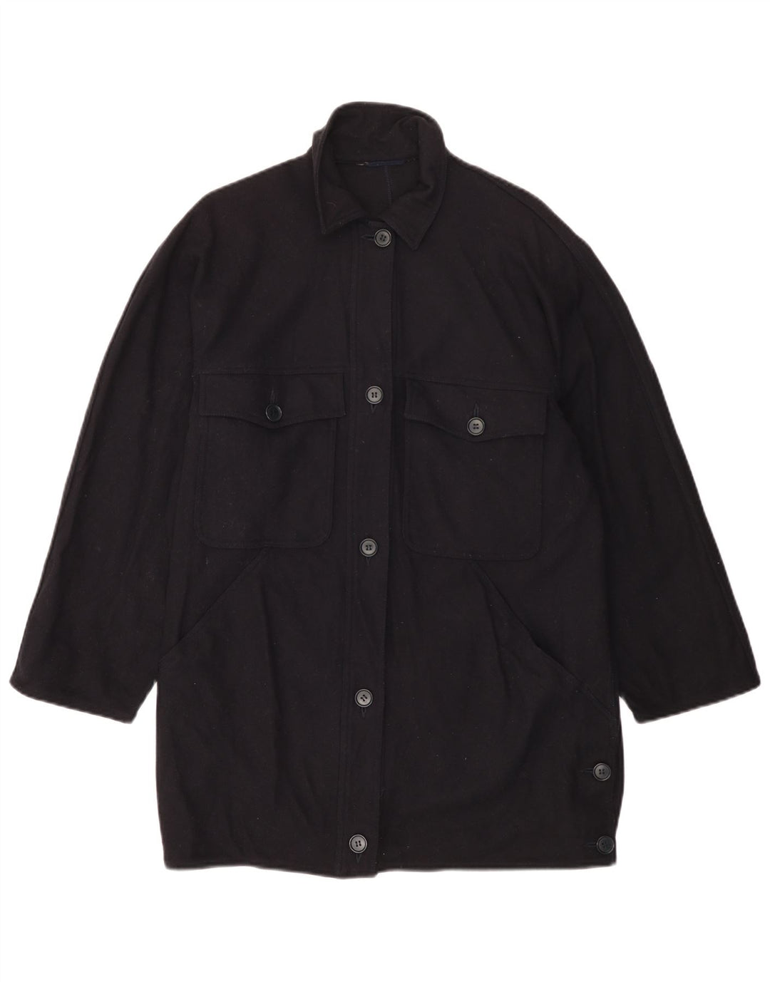 Al Duca D'Aosta Damen Mantel UK 14 Medium Navy Blue