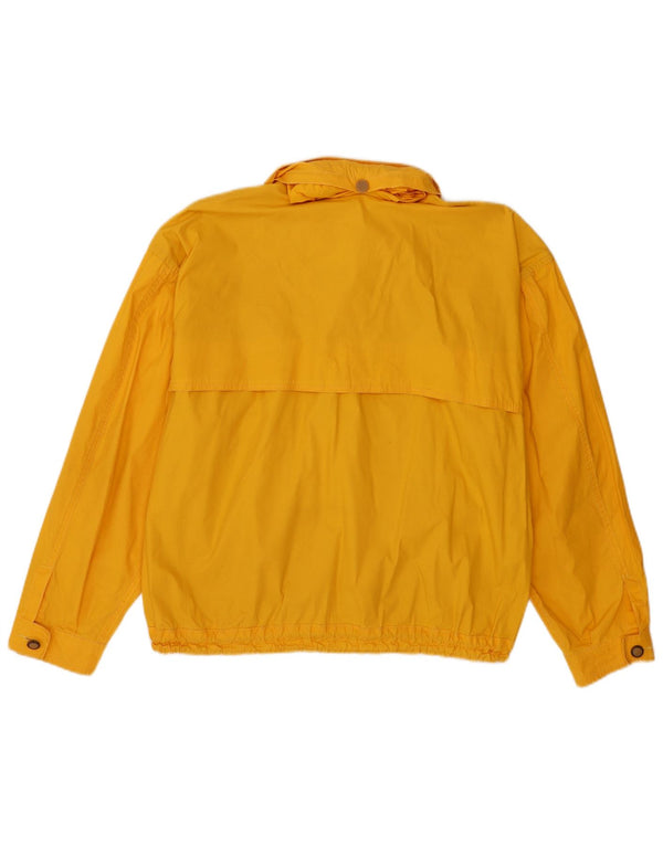 Giacca antipioggia da uomo con cappuccio Ellesse IT 50 Large in cotone giallo