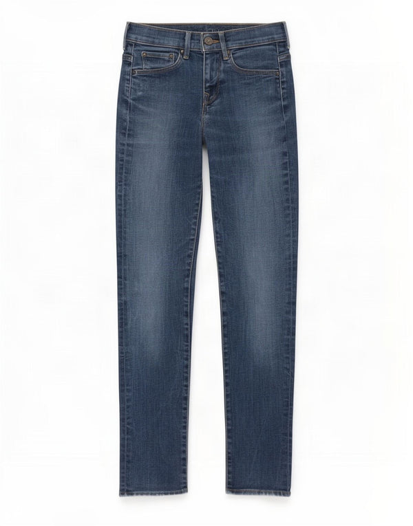 Levi's Womens Skinny Jeans W26 L29 Blue Cotton