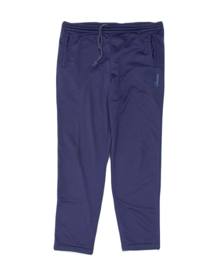 DIADORA Mens Tracksuit Trousers UK 34 XS Navy Blue Polyester | Vintage Diadora | Thrift | Second-Hand Diadora | Used Clothing | Messina Hembry 