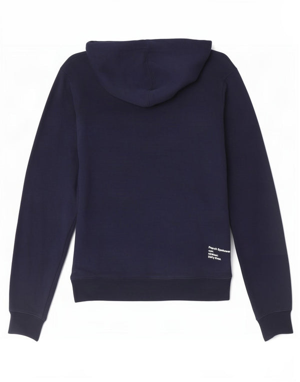 Lacoste - Sudadera con capucha para hombre, diseño gráfico, ajuste clásico, talla 2 XS, algodón azul marino
