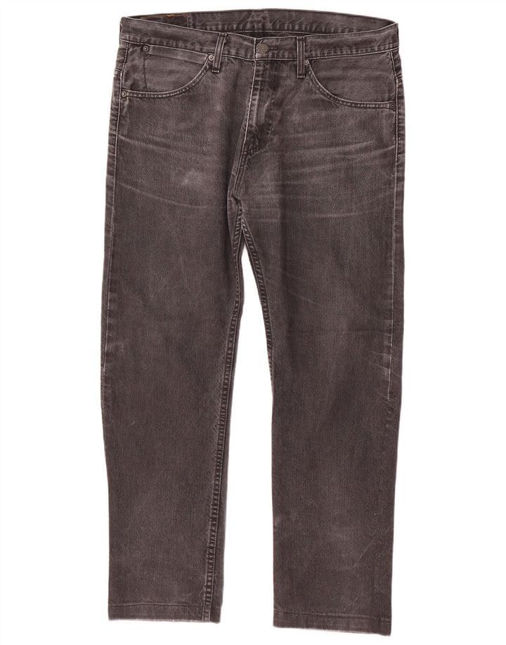 Levi's Uomo 504 Jeans dritti W34 L29 Cotone grigio