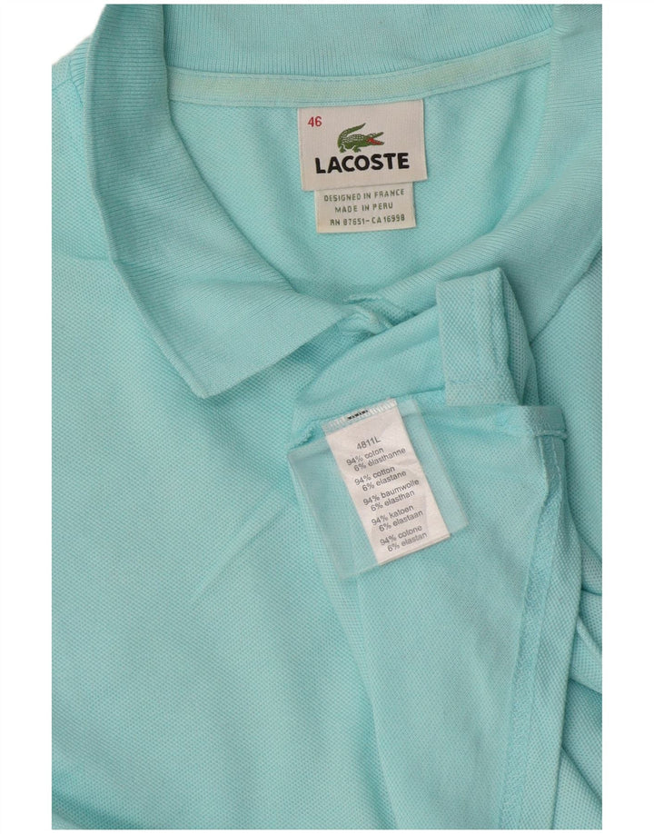Polo da donna Lacoste taglia 46 XL in cotone blu