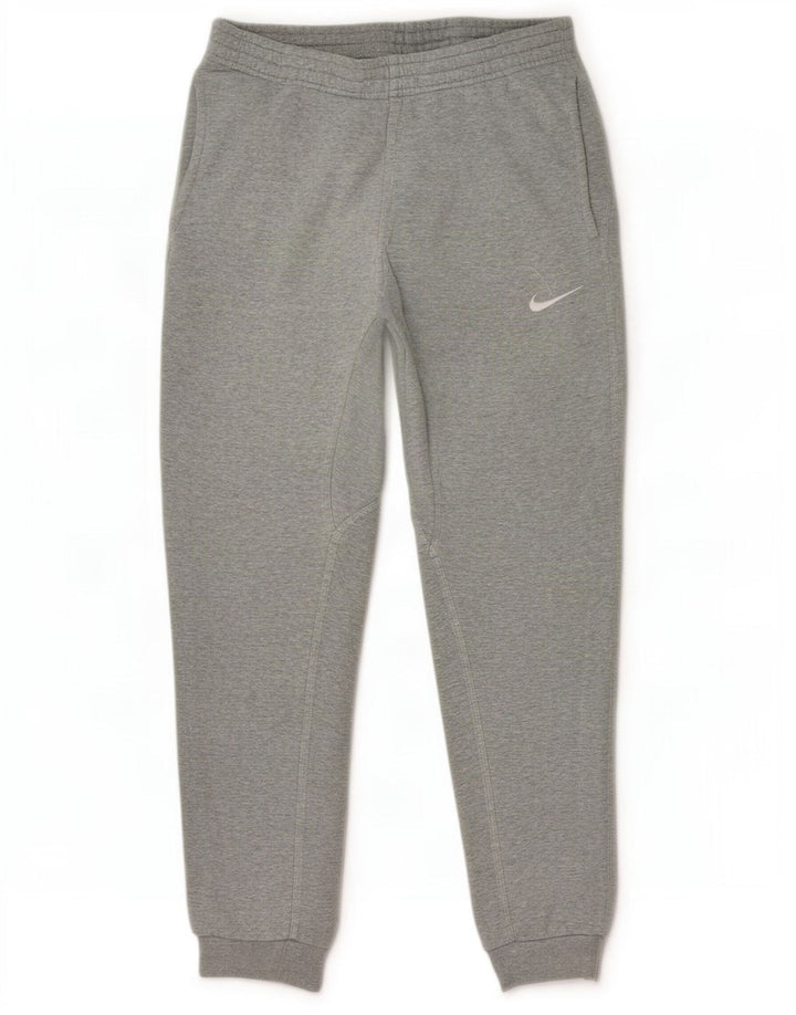 Męskie spodnie dresowe Nike, małe, szare, bawełniane