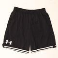 Мужские спортивные шорты с рисунком Under Armour, полиэстер, большие черные полоски