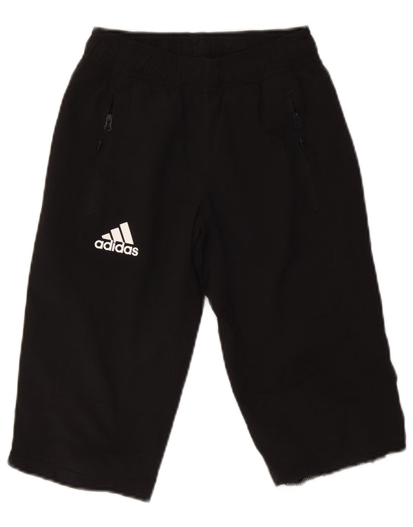 Bermuda esportiva Adidas Meninos 9-10 Anos Poliéster Preto