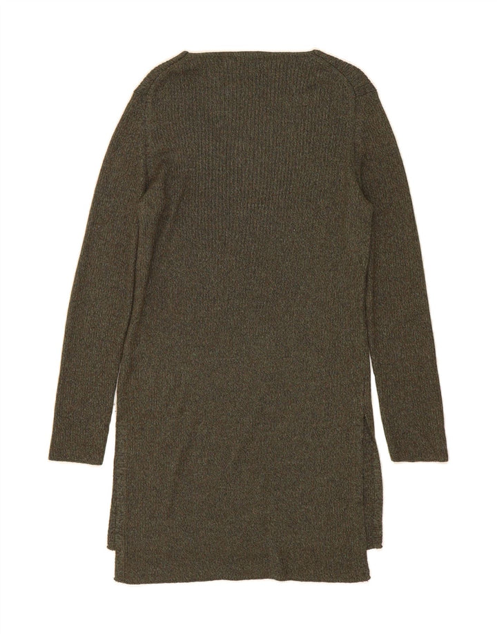 MASSIMO DUTTI Womens Jumper Dress UK 14 Medium Green Acrylic Vintage Massimo Dutti and Second-Hand Massimo Dutti from Messina Hembry 