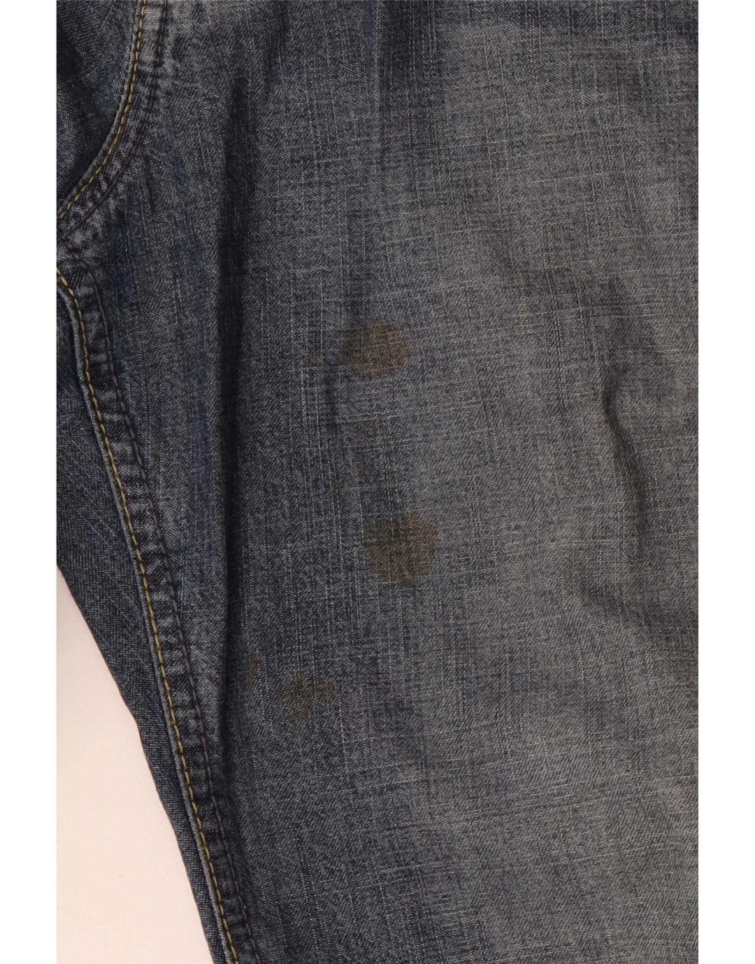 Marlboro Classics Mens Straight Jeans W33 L32 Blue Cotton
