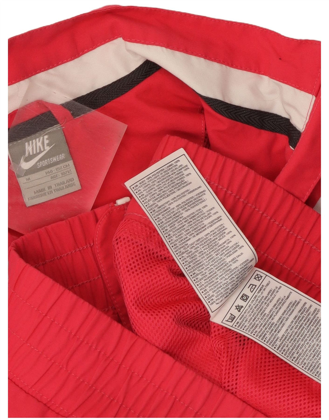 Nike Girls Tracksuit Top Jacket 10-11 Years Medium Pink Colourblock