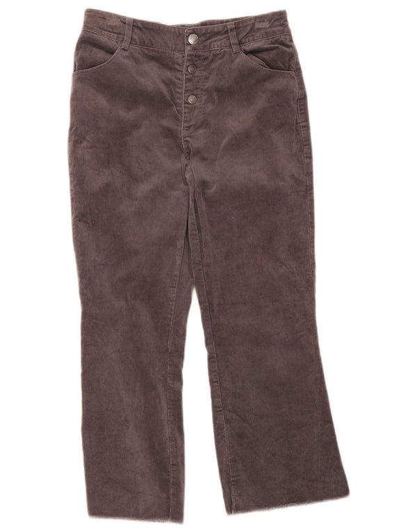 Pantaloni casual din catifea pentru fete Benetton 11-12 ani 2XL W28 L21 bumbac gri