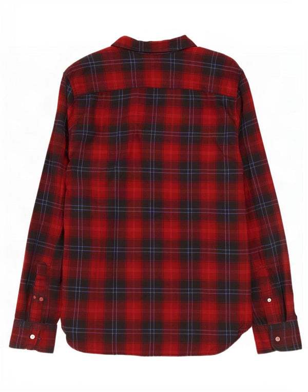 Levi's Chemise Flannel Homme Rouge Moyen Carreaux Coton